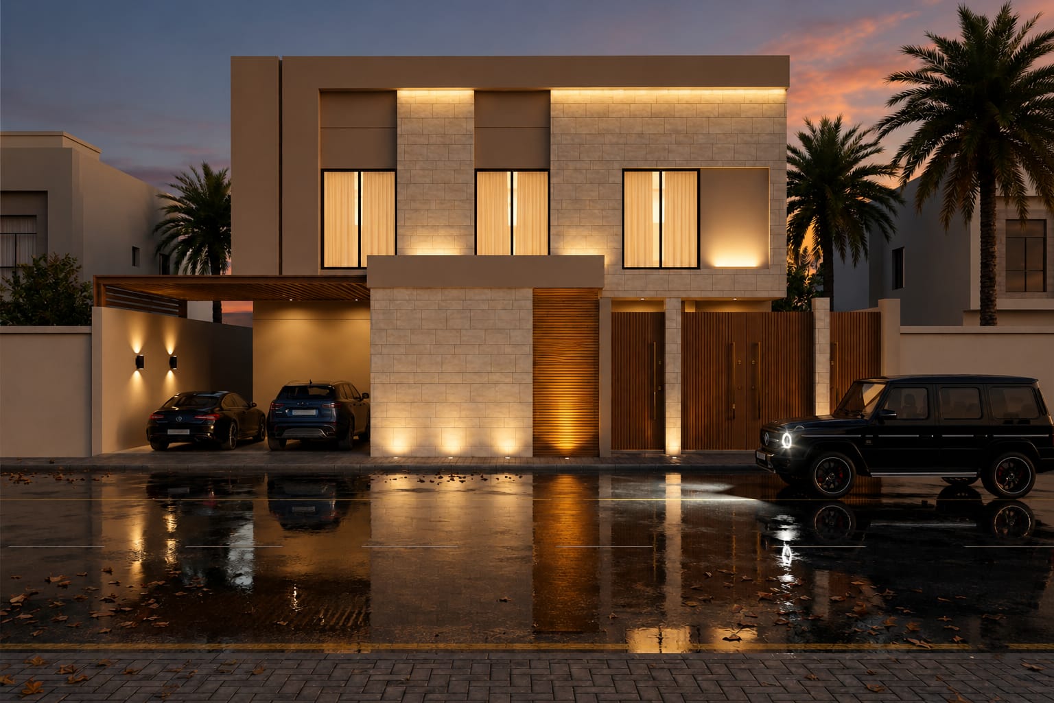 الواجهة الخارجية لمشروع مشروع ديم رقم 1 في الرياض - حي عريض